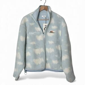 NWT Madhappy Cloud Sherpa Thick Quarter Zip (S)